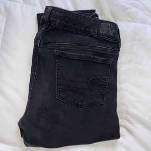 American Eagle Black Skinny Jegging Jeans